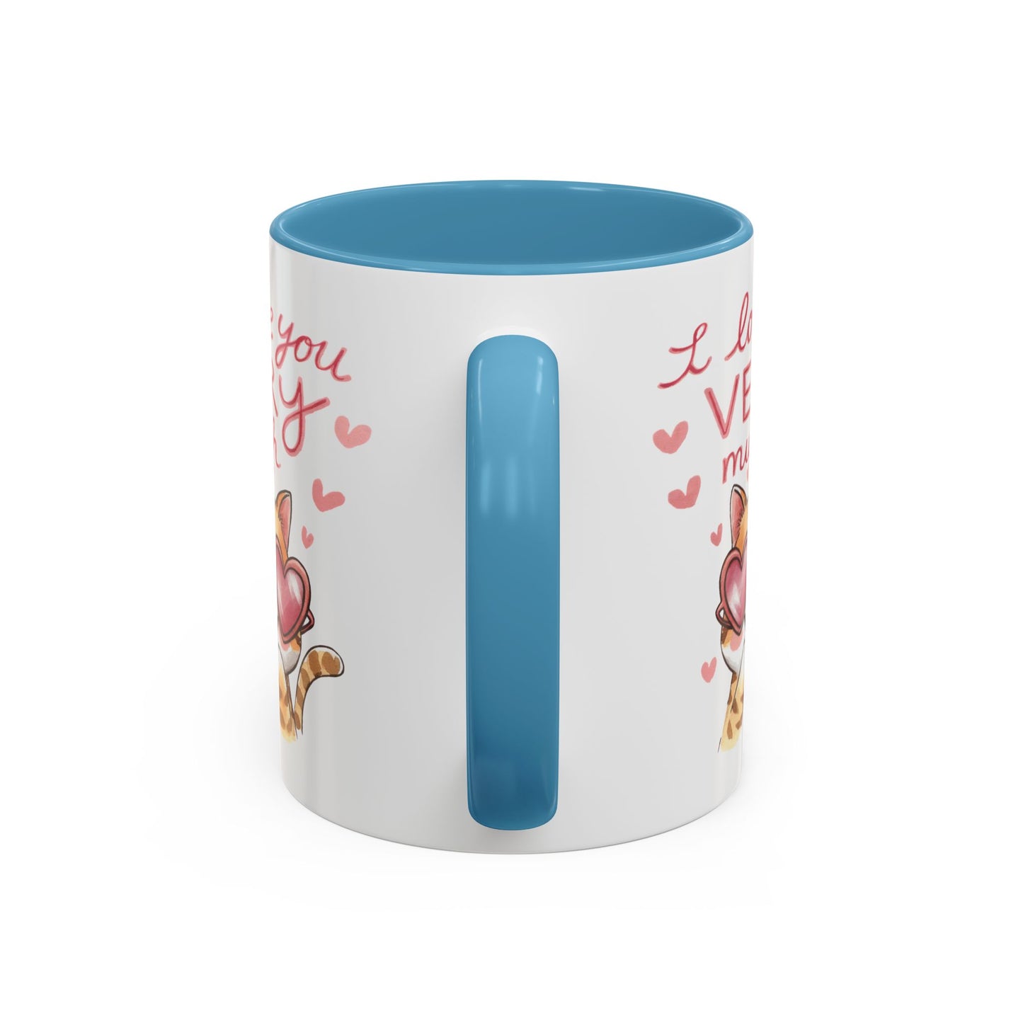 Anniversary Mug - I love You Very Much Cat
