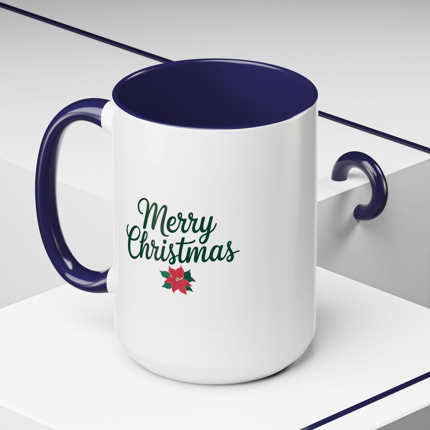 Christmas Mug - Merry Christmas Green Text