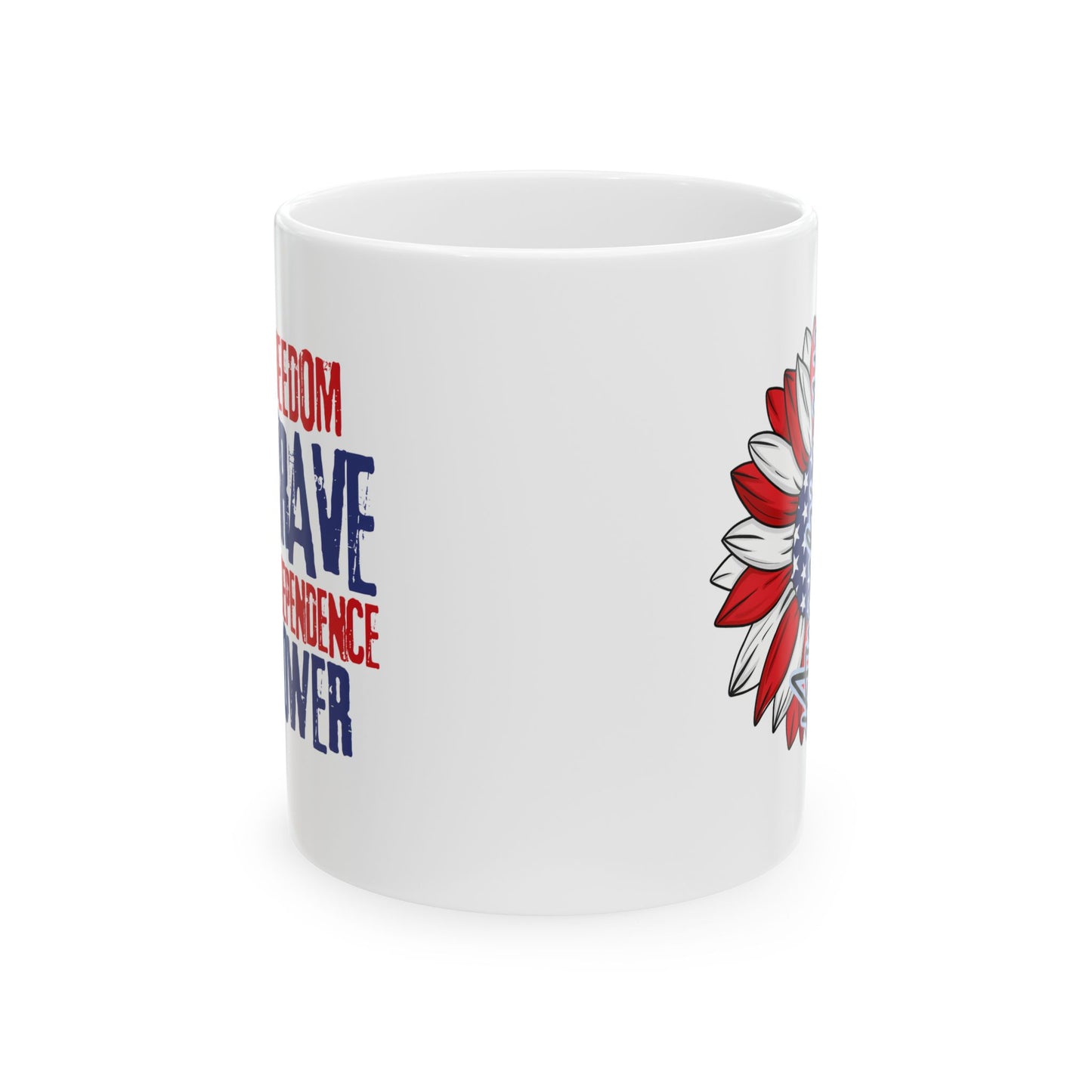 4th of July Mug - American Sunflower