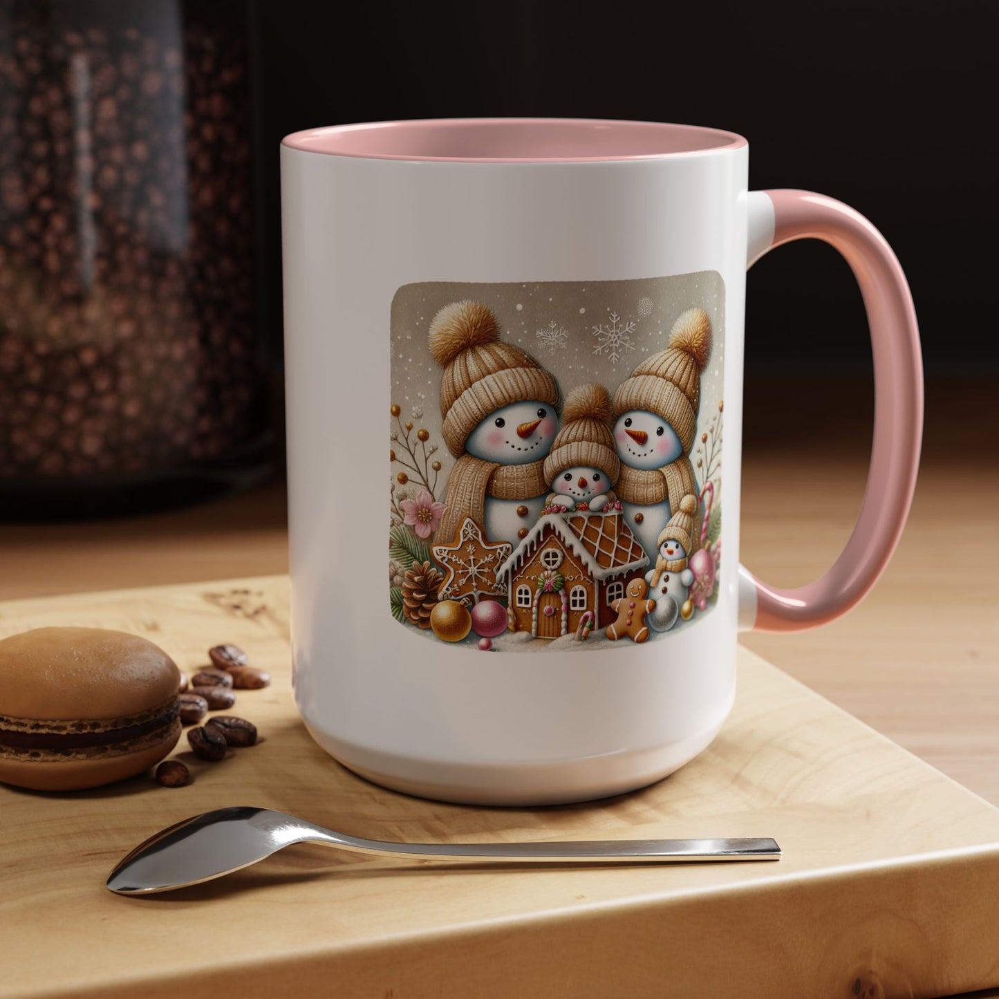 Christmas Mug - Gingerbread Snowman Family 2