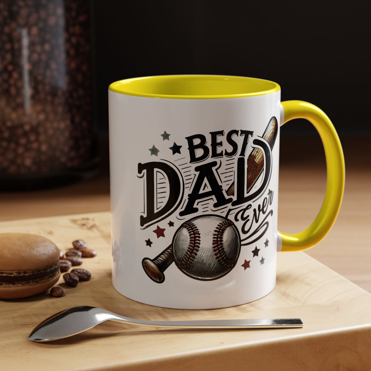 Father's Day Mug - Best Dad Ever Baseball