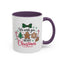 Christmas Mug - We Wish You a Merry Christmas Black & Red Text Cookies & Candy
