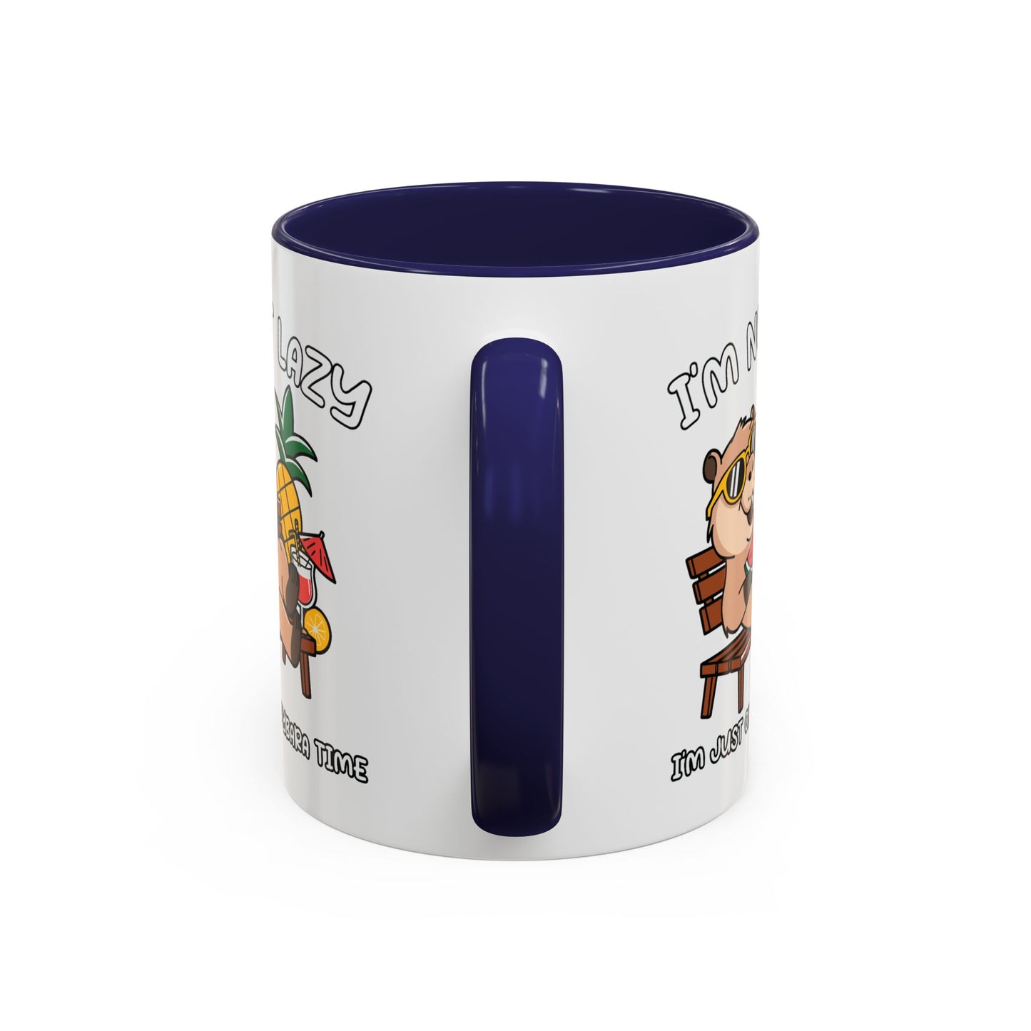 Humor Mug - I'm Not Lazy Capybara