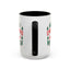 Christmas Mug - Merry Christmas and a Happy New Year Green & Red Text Trees Stars