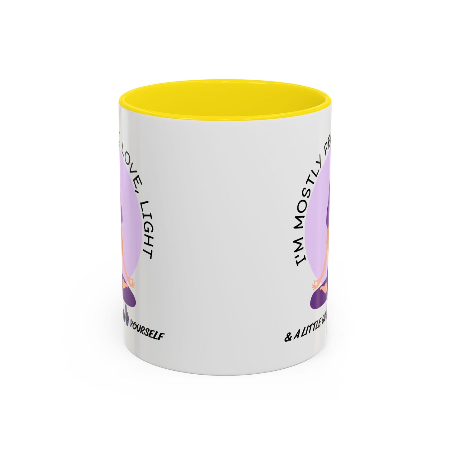 Adult Mug - I'm Mostly Peace, Love, Light
