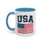 4th of July Mug - USA & Flag