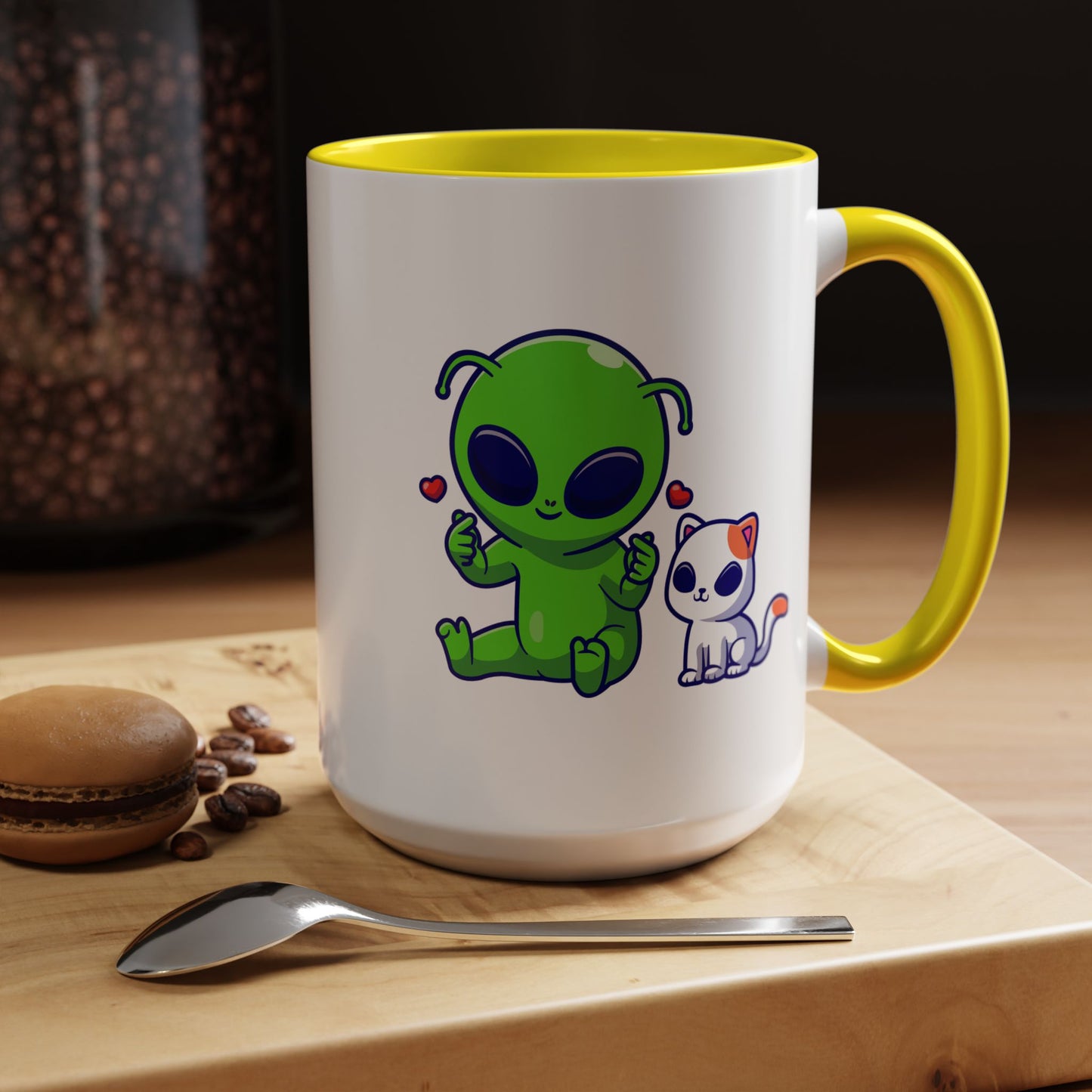 Alien Mug - Cute Alien Cat