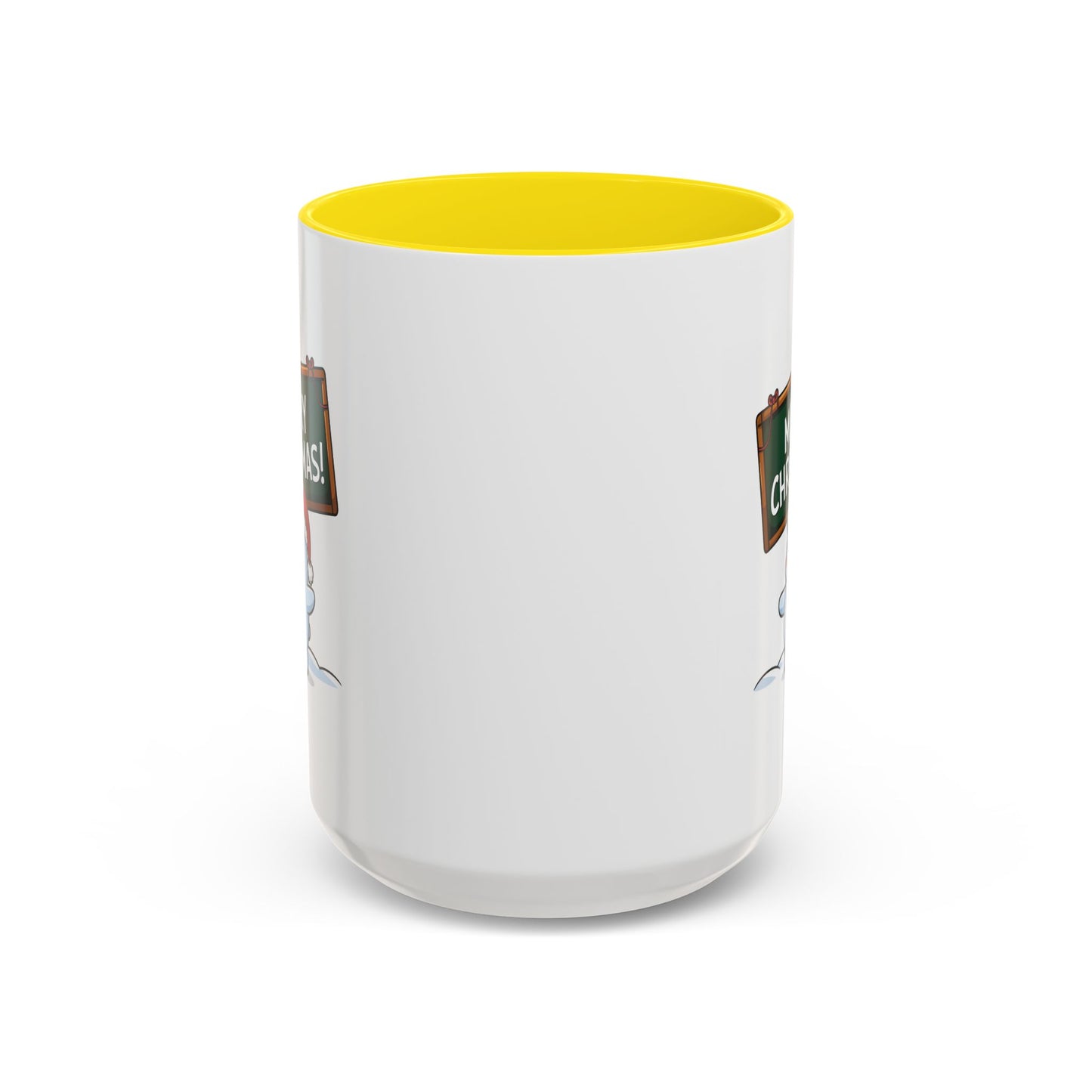 Christmas Mug - Merry Christmas White Text Seal Pup