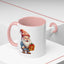 Christmas Mug - Old Gnome with Present