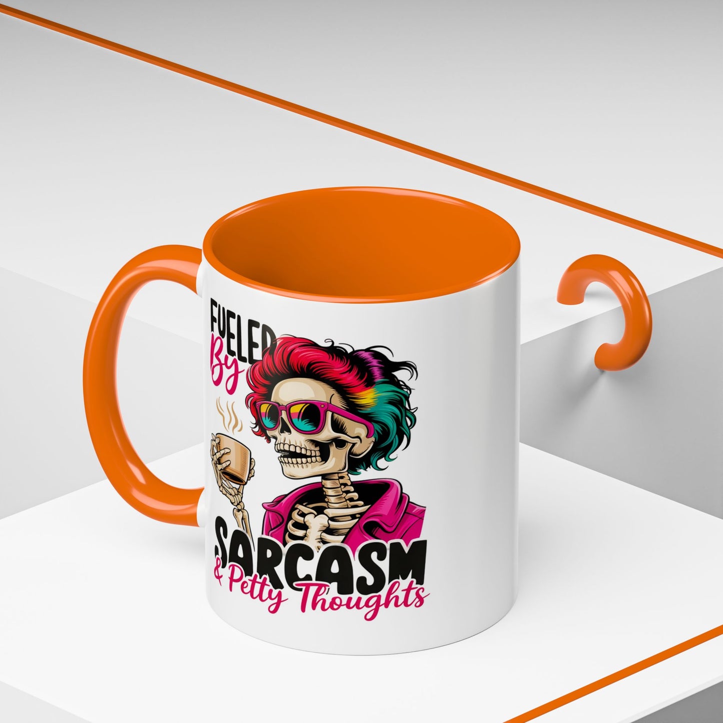 Humor Mug - Fueled by Sarcasm & Petty Thoughts
