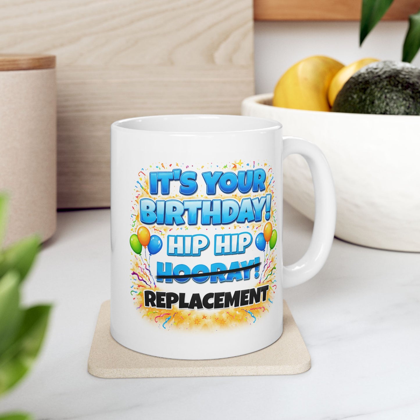 Birthday Mug - Hip Hip Hooray (Male)
