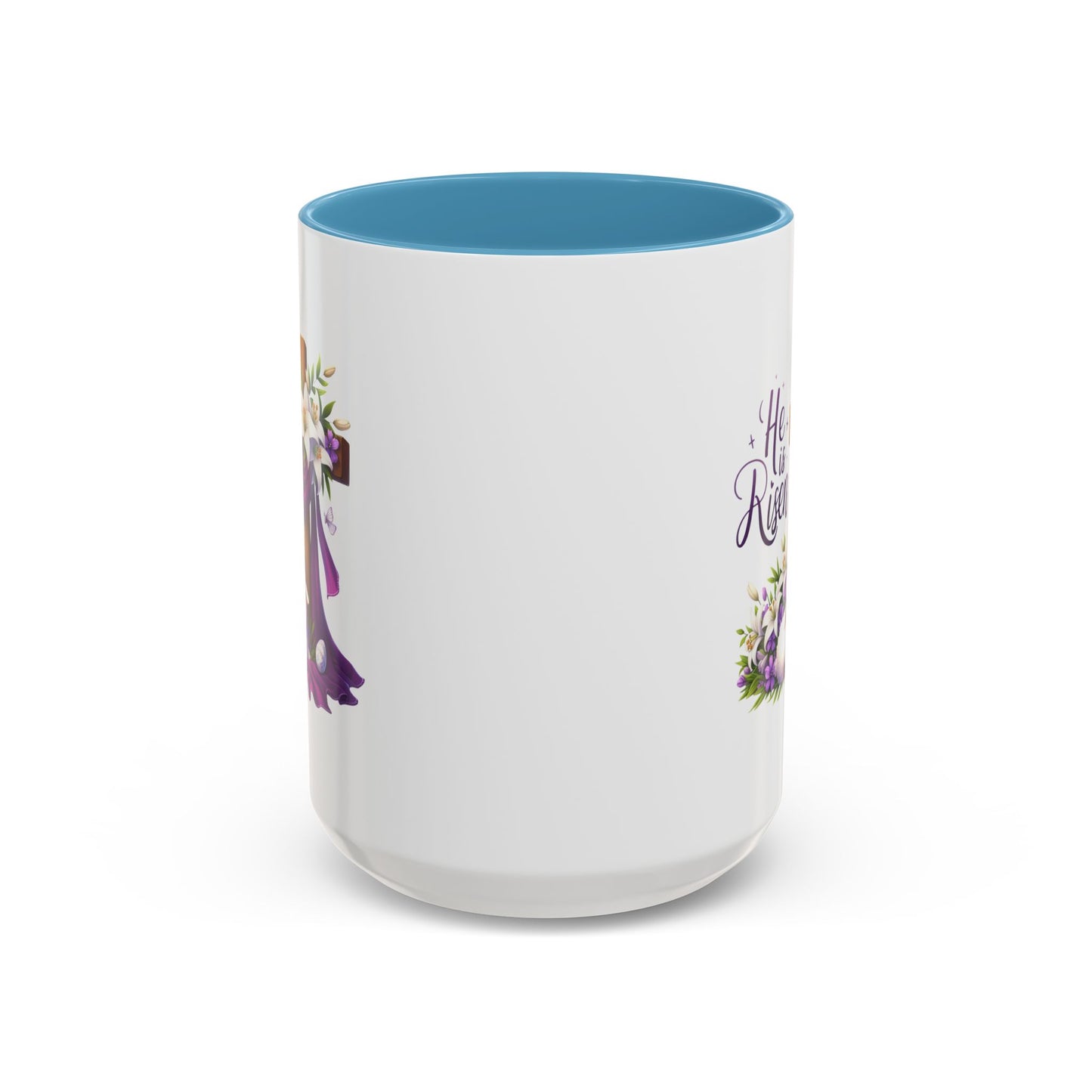 Easter Mug - He Is Risen Cross