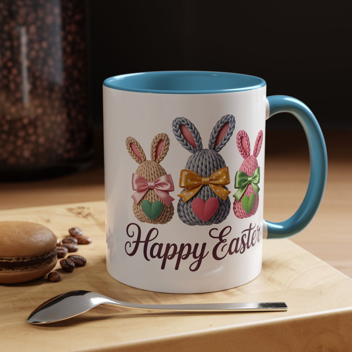 Easter Mug - Yarn Bunnies