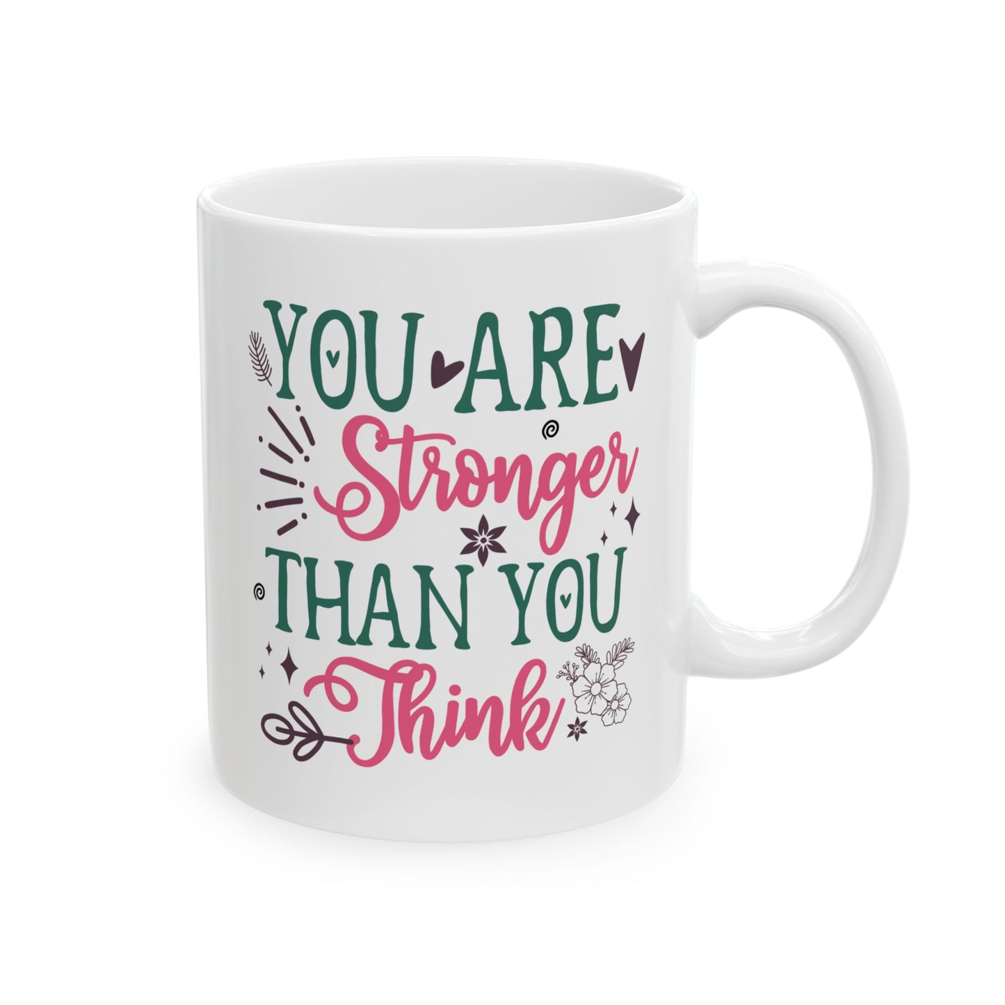 Motivation Mug - You Are Stronger Than You Think