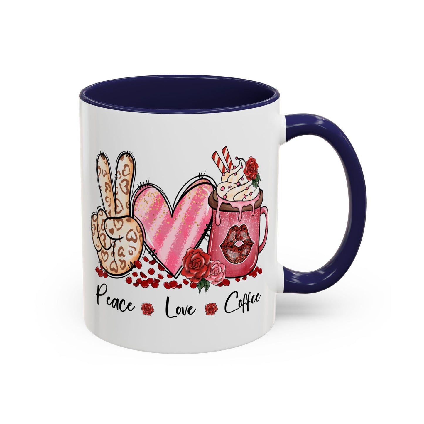 Humor Mug - Peace Love Coffee