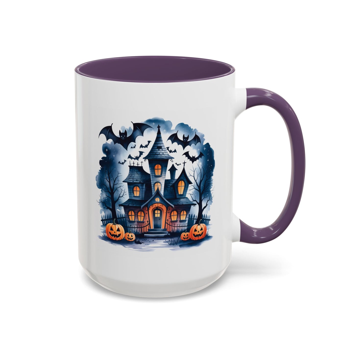 Halloween Mug - Bat Ghost House