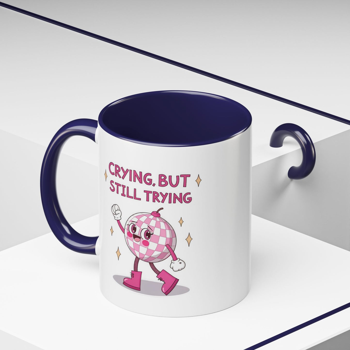 Wellness Mug - Crying But Still Trying