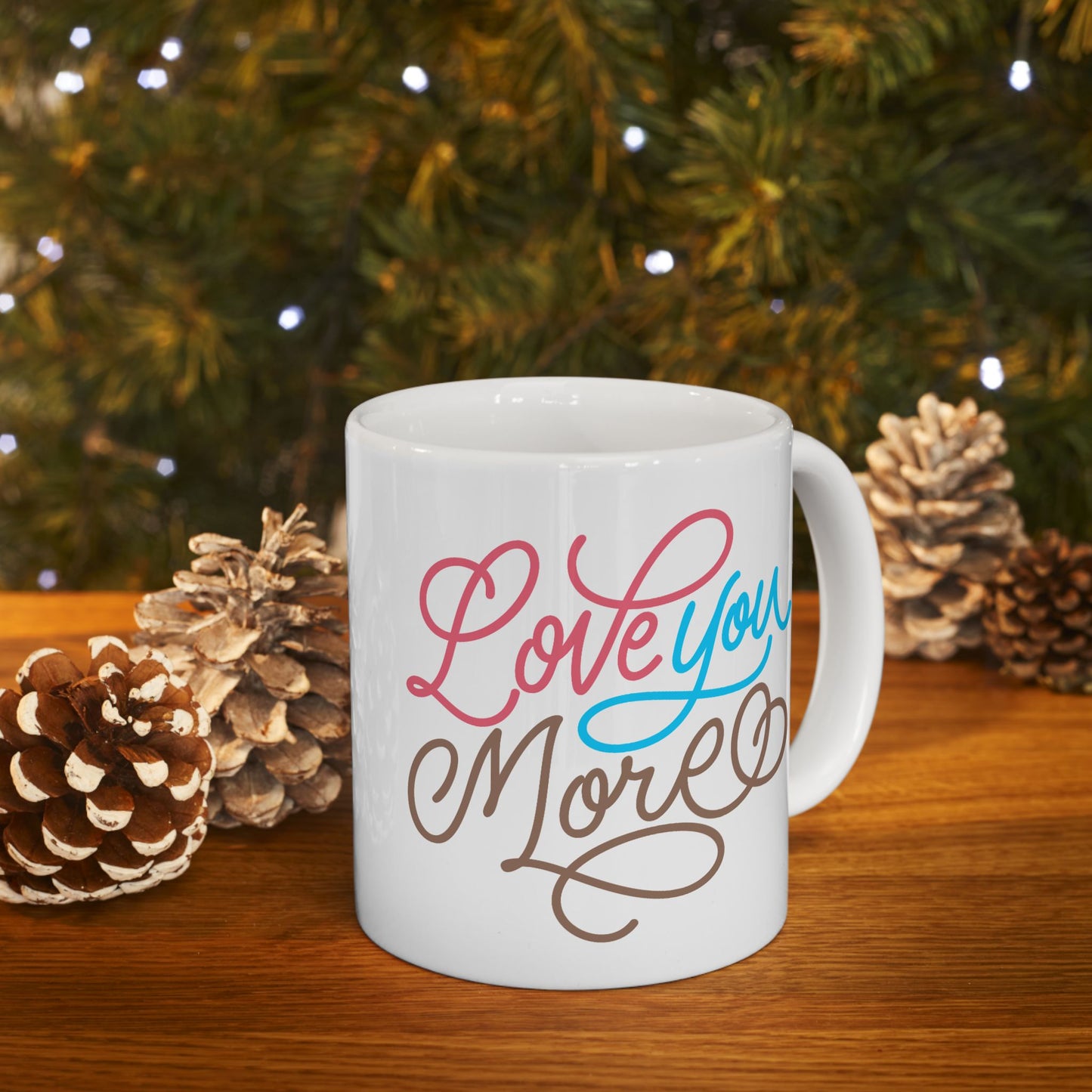 Anniversary Mug - Love You More Graphic