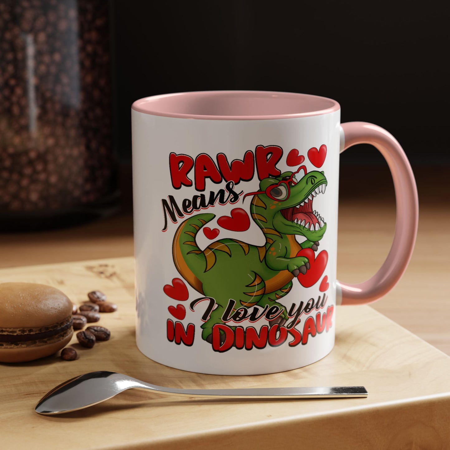 Anniversary Mug - Rawr Means I Love You