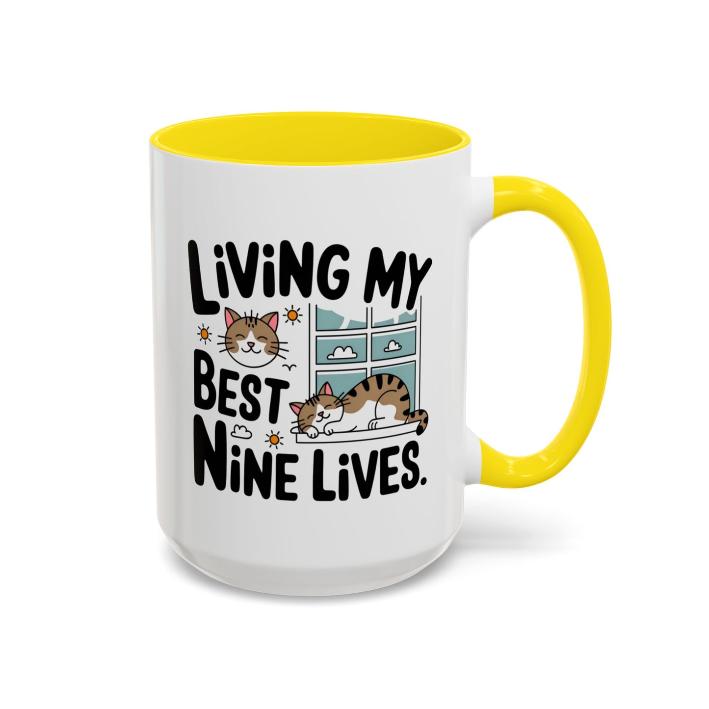 Animal Mug - Living My Best Nine Lives