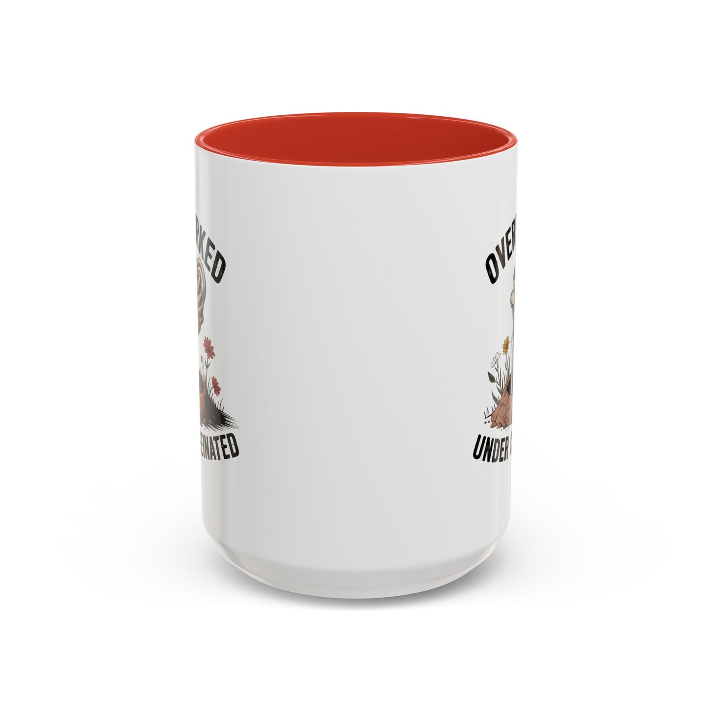 Humor Mug - Overworked and Under Caffeinated
