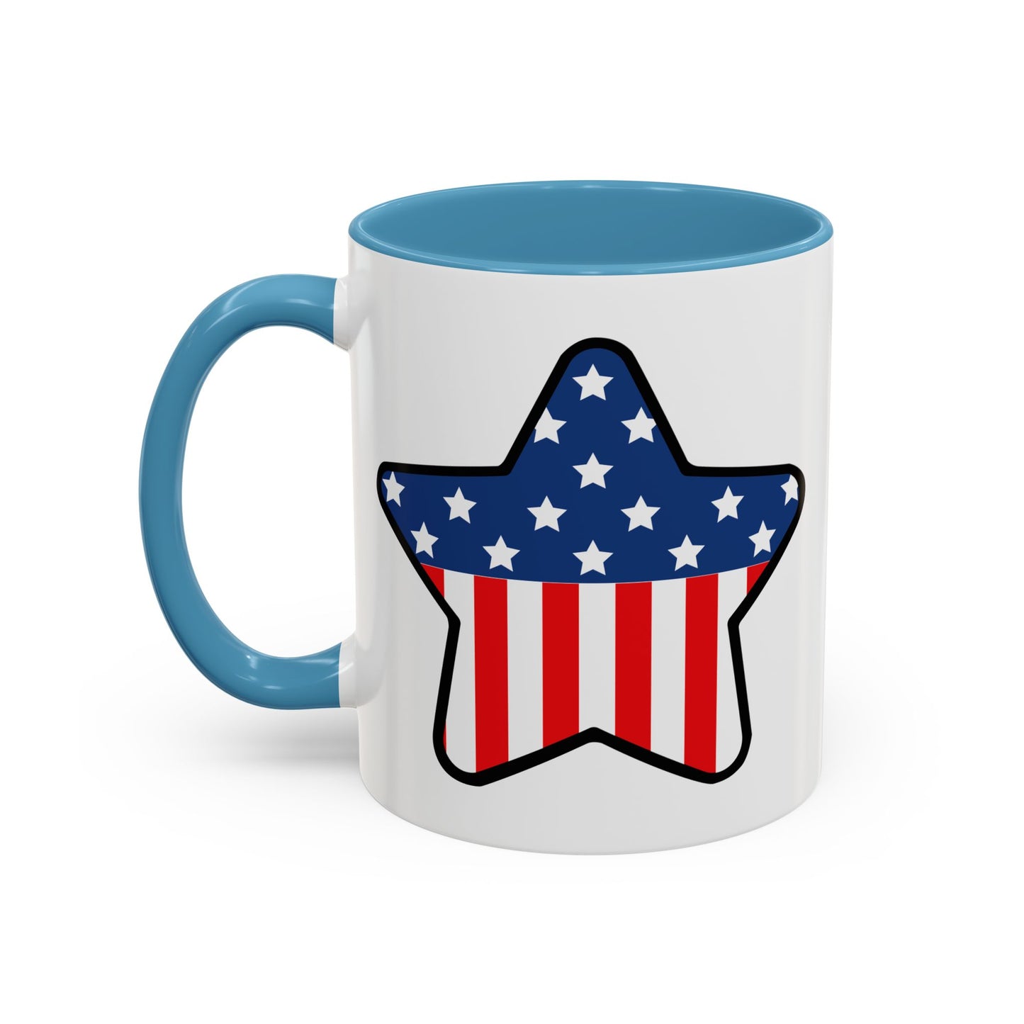 4th of July Mug - Star American Flag 2