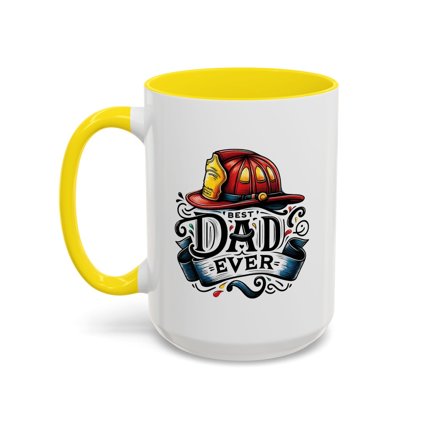 Father's Day Mug - Best Dad Ever Fireman