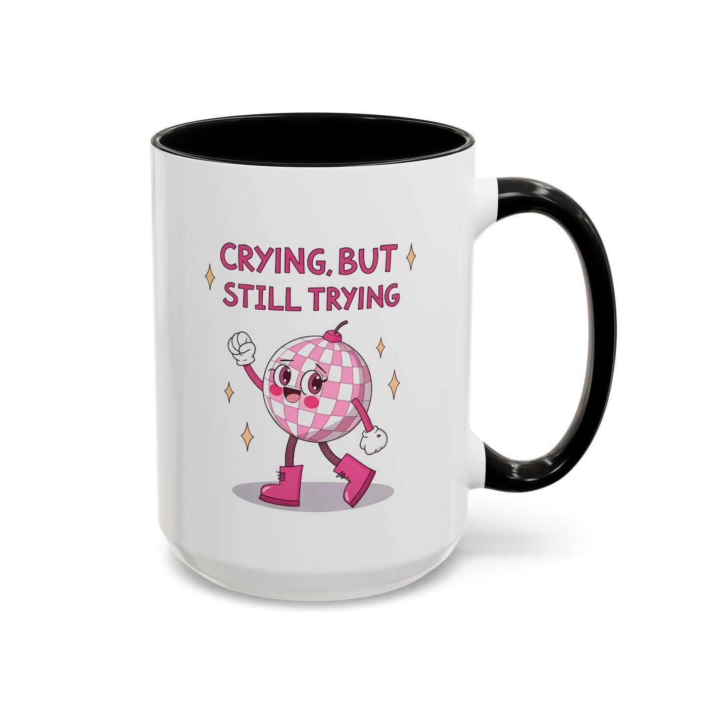 Wellness Mug - Crying But Still Trying