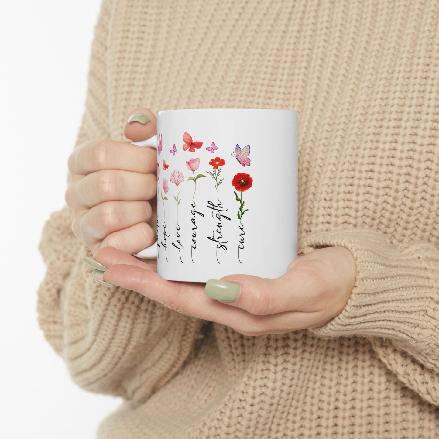 Religious Mug - Faith Hope Love