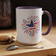 4th of July Mug - Star Flag Fireworks