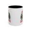 Christmas Mug - Merry Christmas Red & White Camper
