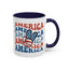 4th of July Mug - America peace Sign