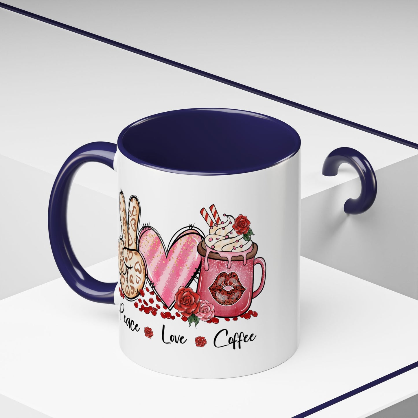 Humor Mug - Peace Love Coffee