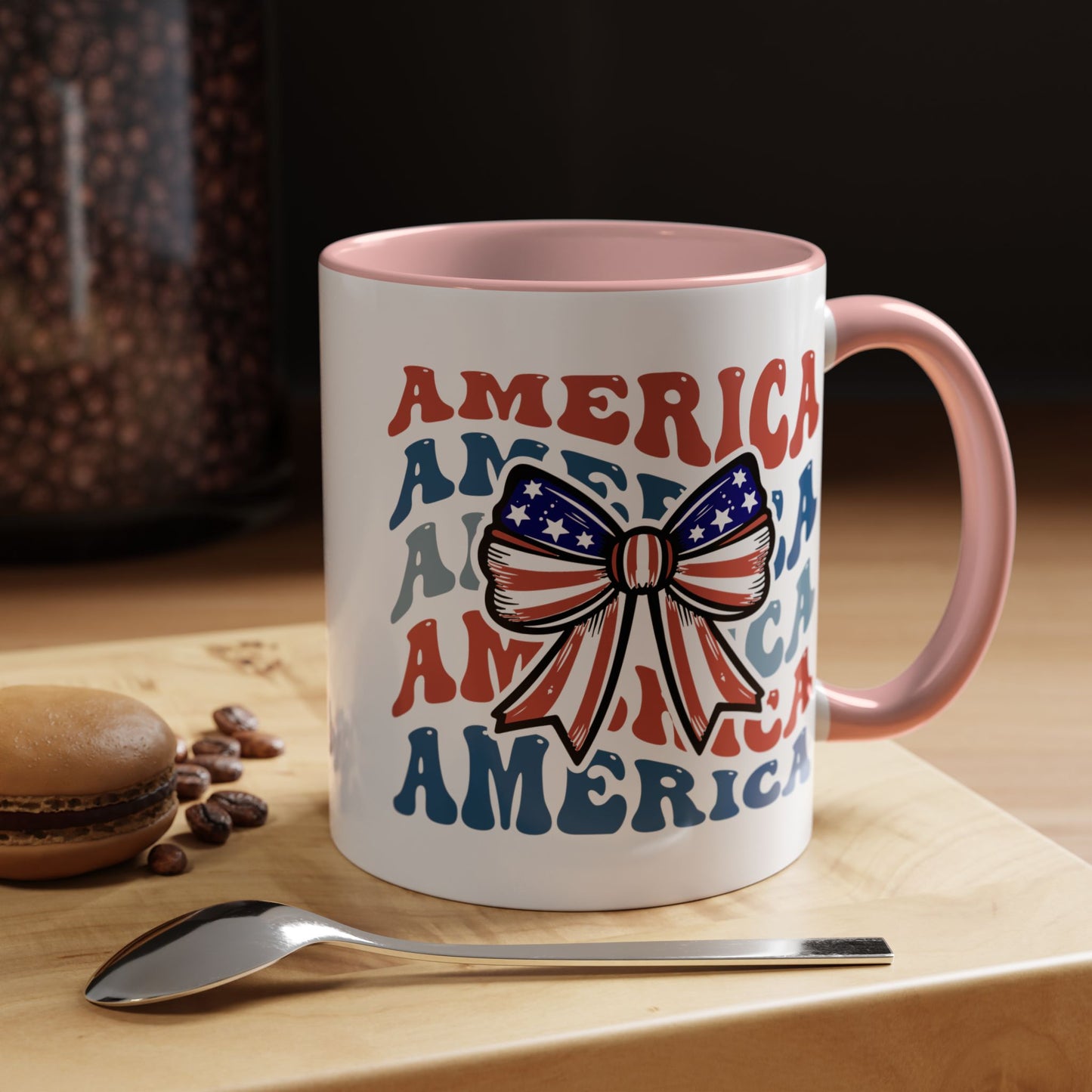 4th of July Mug - America Bow