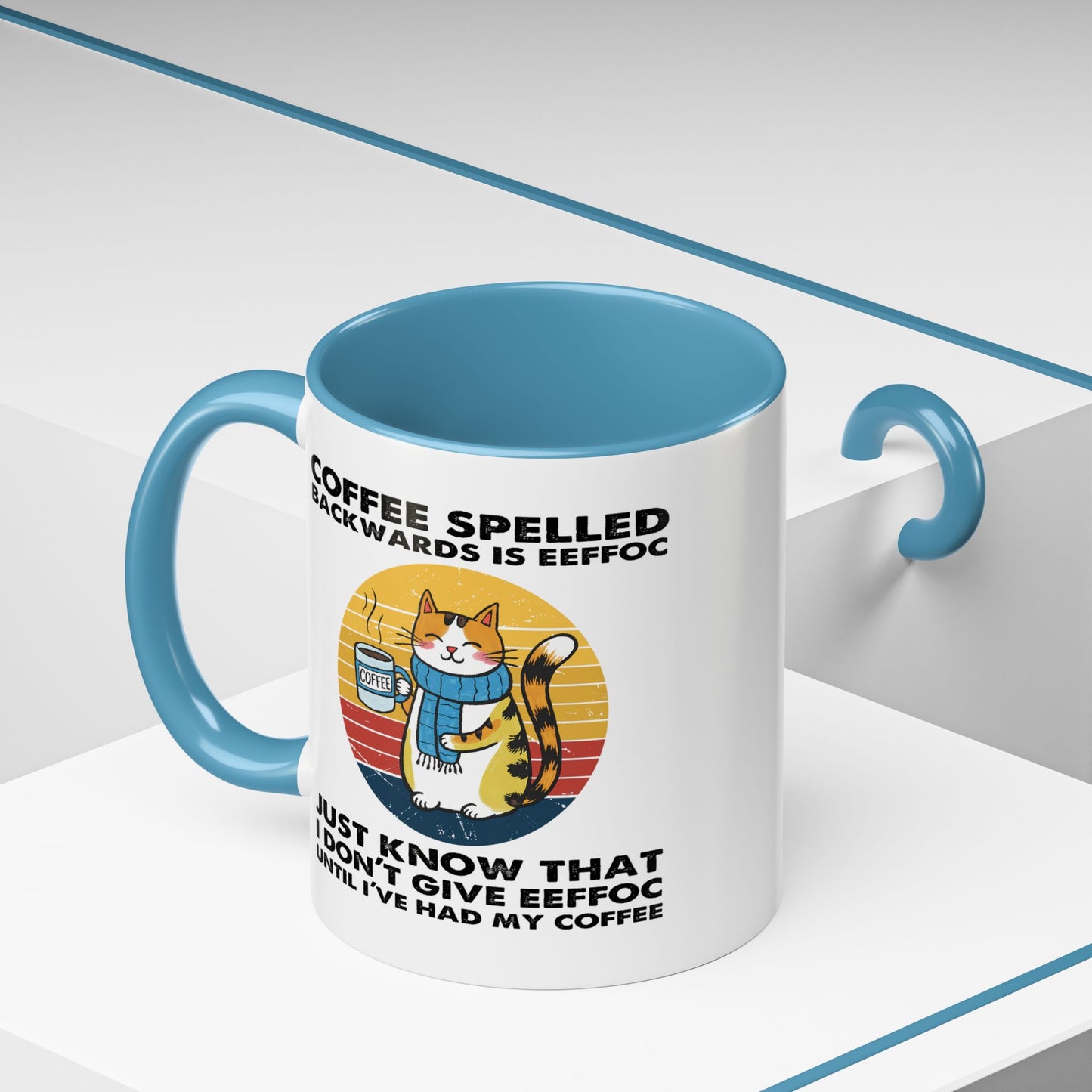 Humor Mug - Coffee Spelled Backwards is Eeffoc