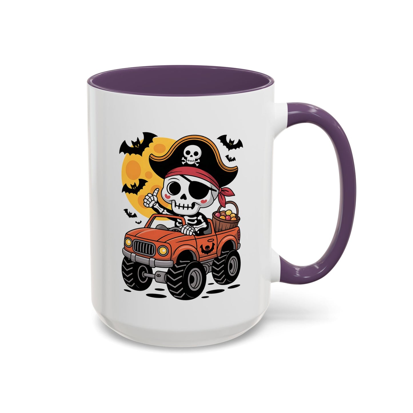 Halloween Mug - Driving Skeleton Pirate