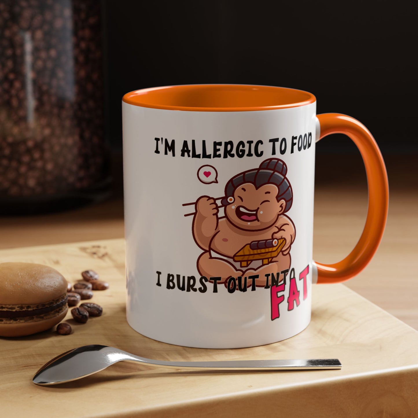 Humor Mug - I'm Allergic to Food