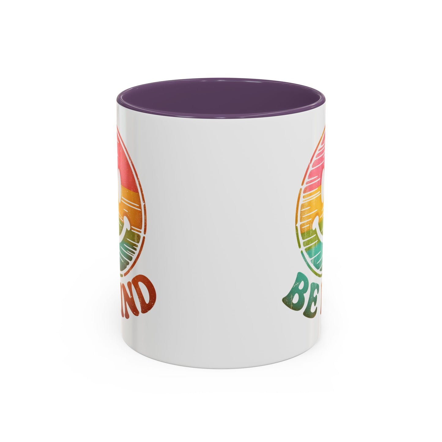 Motivation Mug - Retro Smiley Face Be Kind
