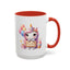 Birthday Mug - Girl Unicorn Happy Birthday Sign 2