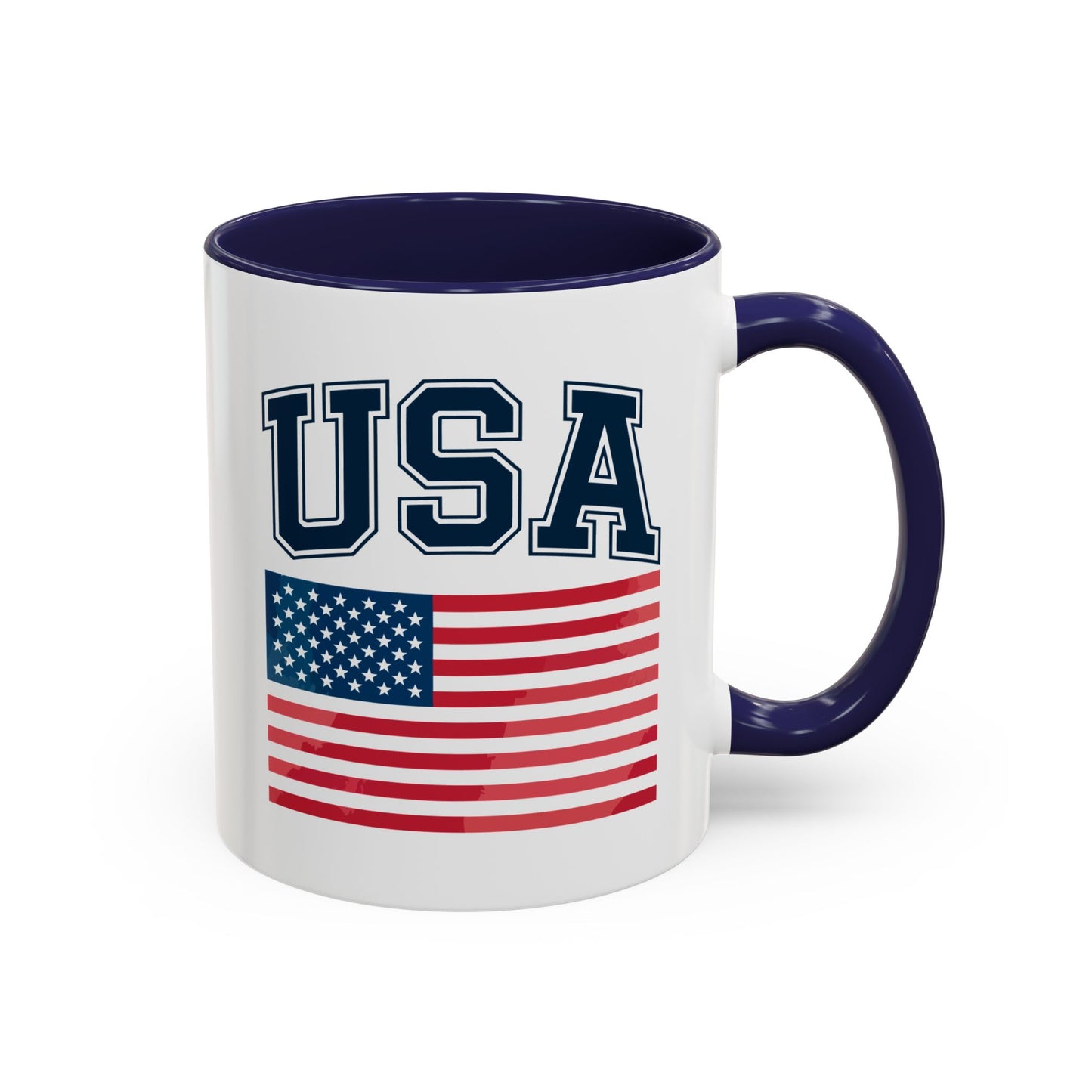 4th of July Mug - USA & Flag