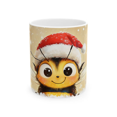 Christmas Mug - Smiley Bee