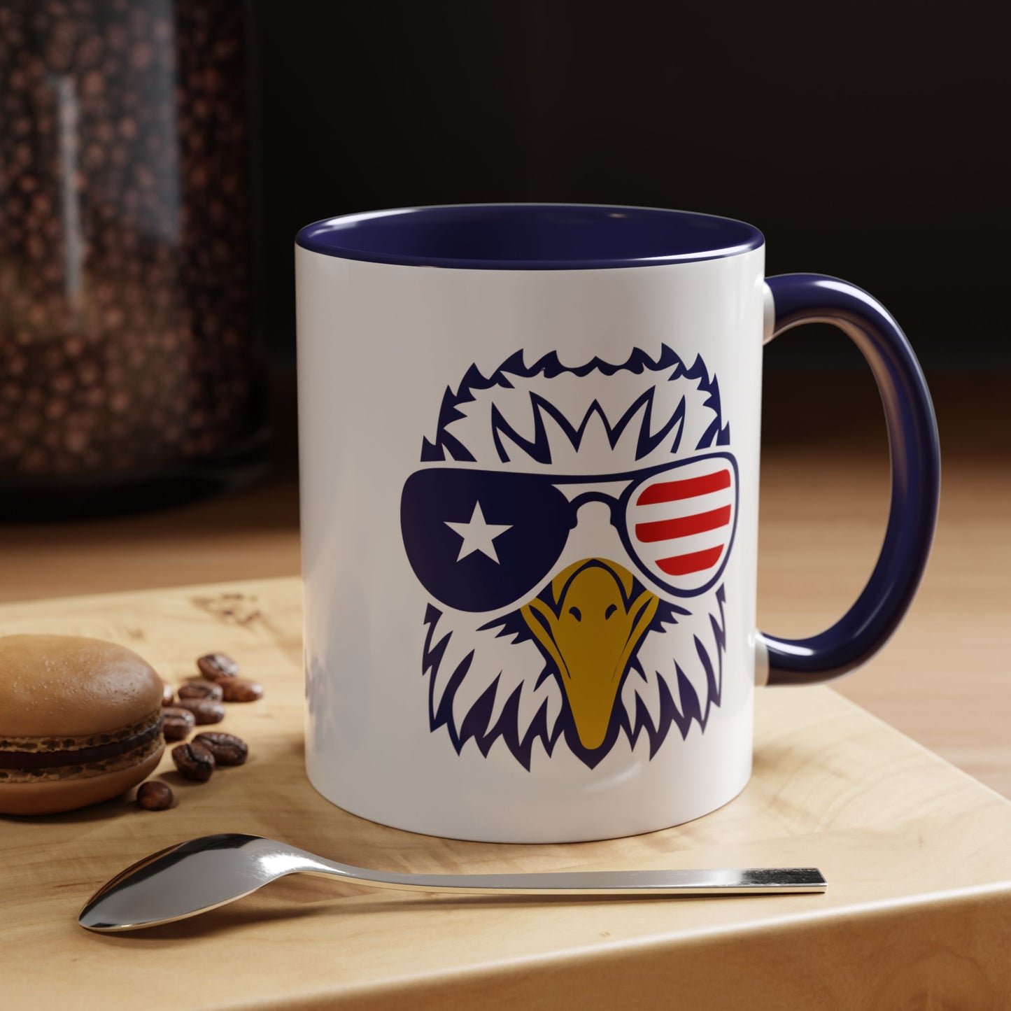4th of July Mug - Cool American Eagle