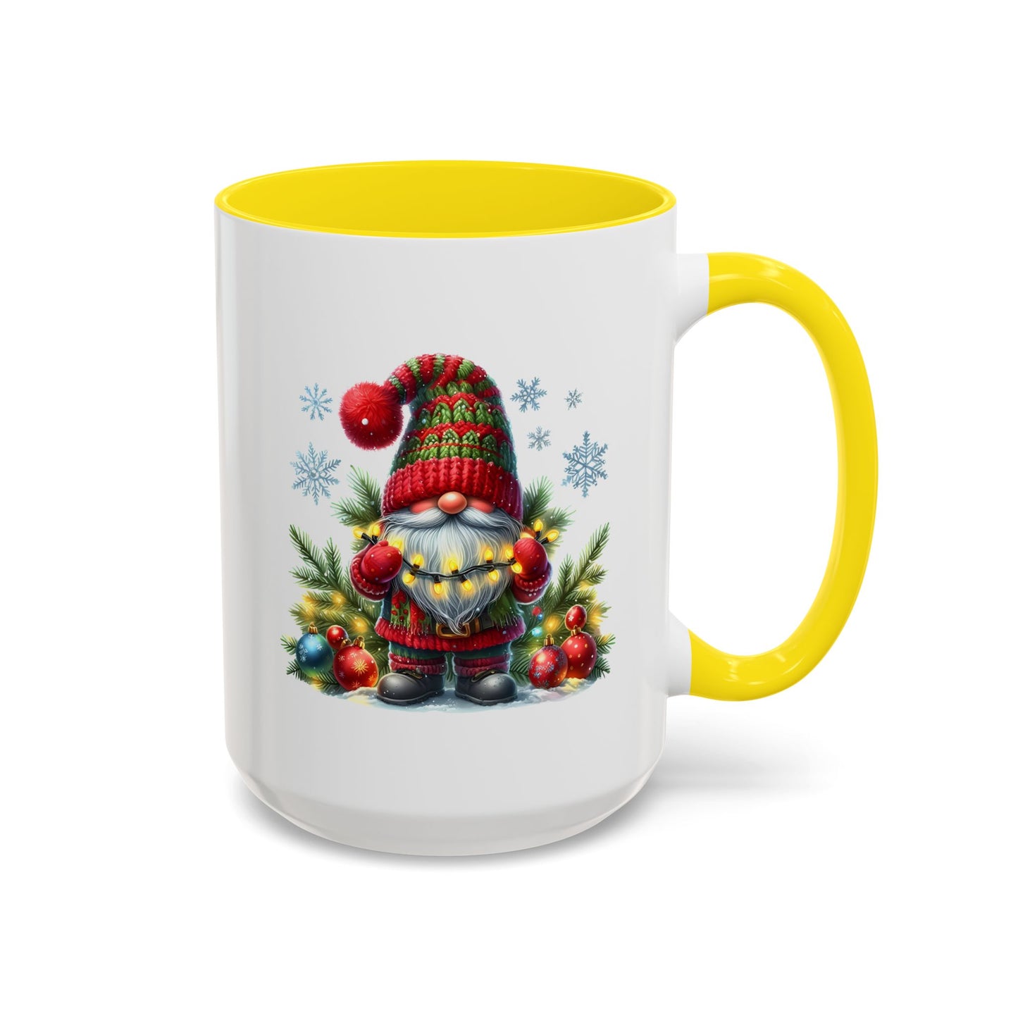 Christmas Mug - Gnome with Christmas Lights