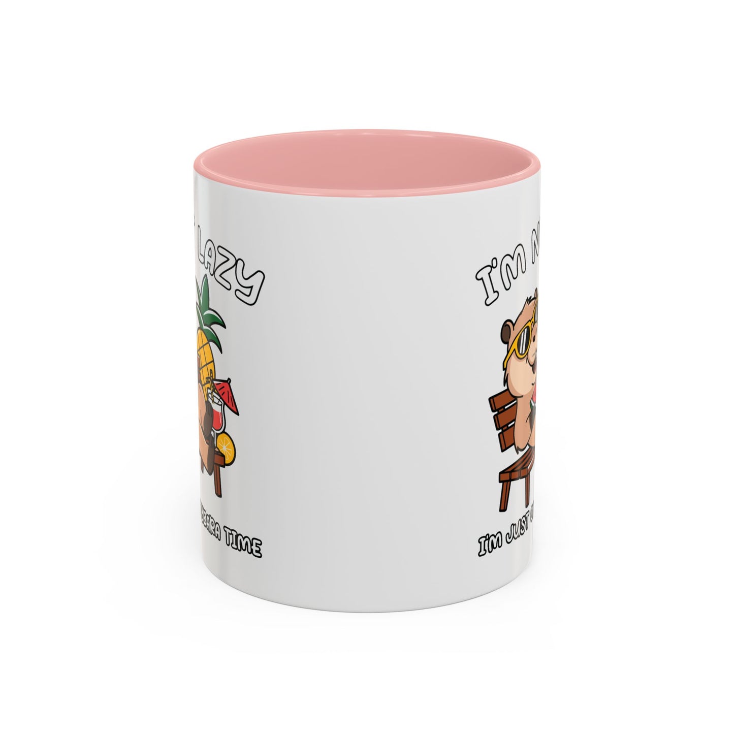 Humor Mug - I'm Not Lazy Capybara