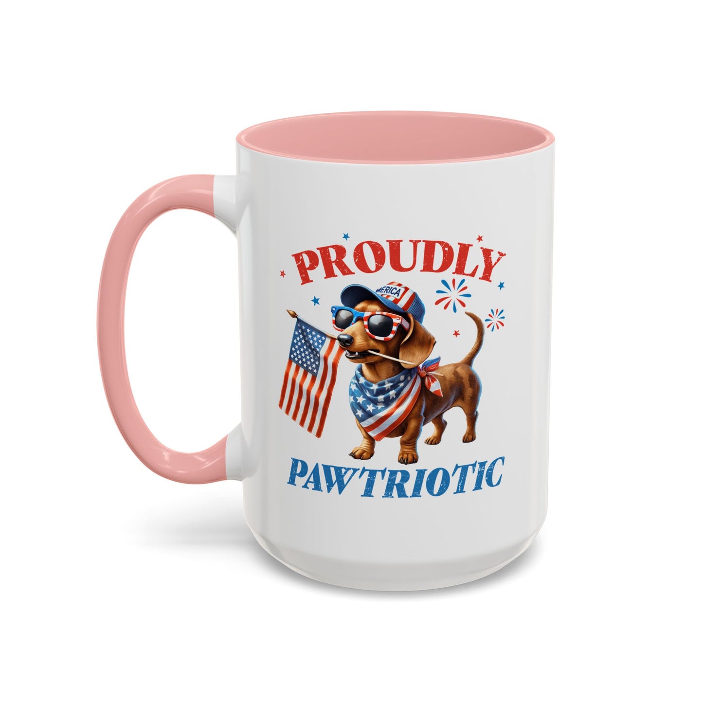 4th of July Mug - Proudly Pawtriotic Dog
