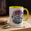Wellness Mug - Love More Worry Less Circle