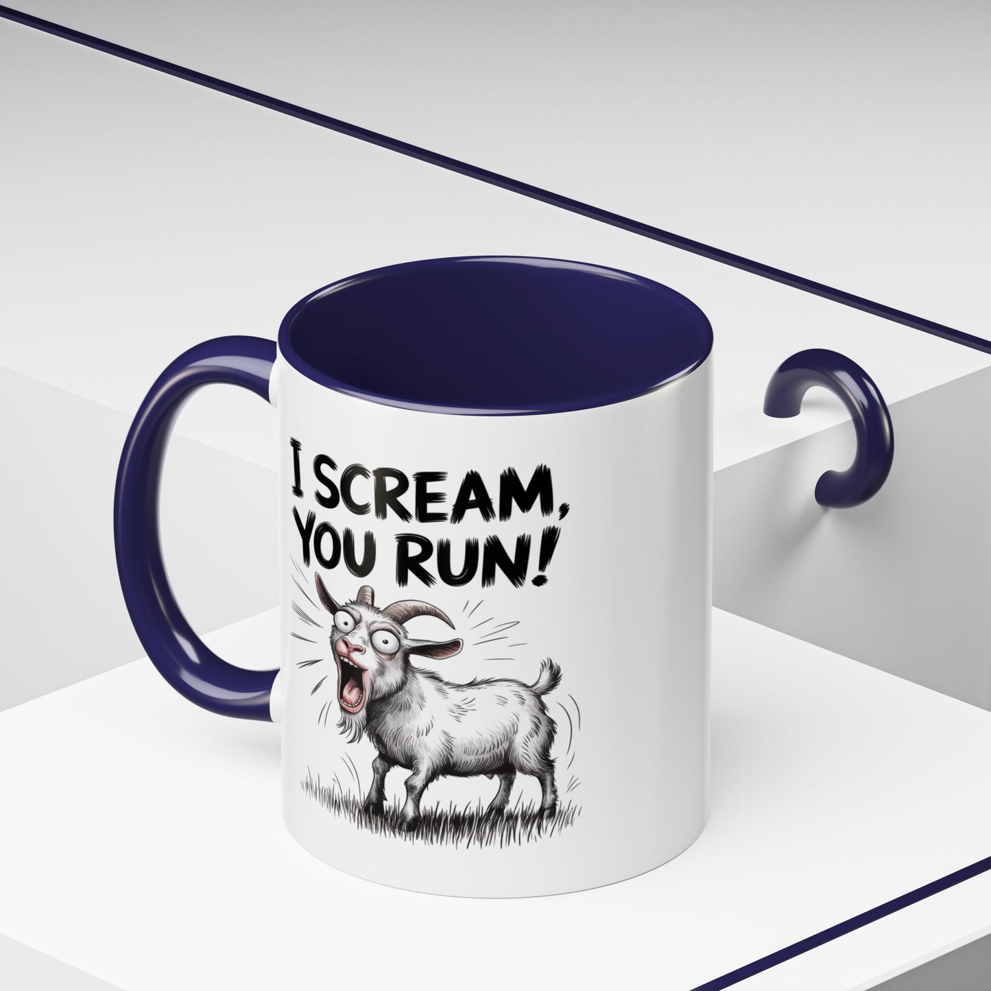 Humor Mug - I Scream, You Run