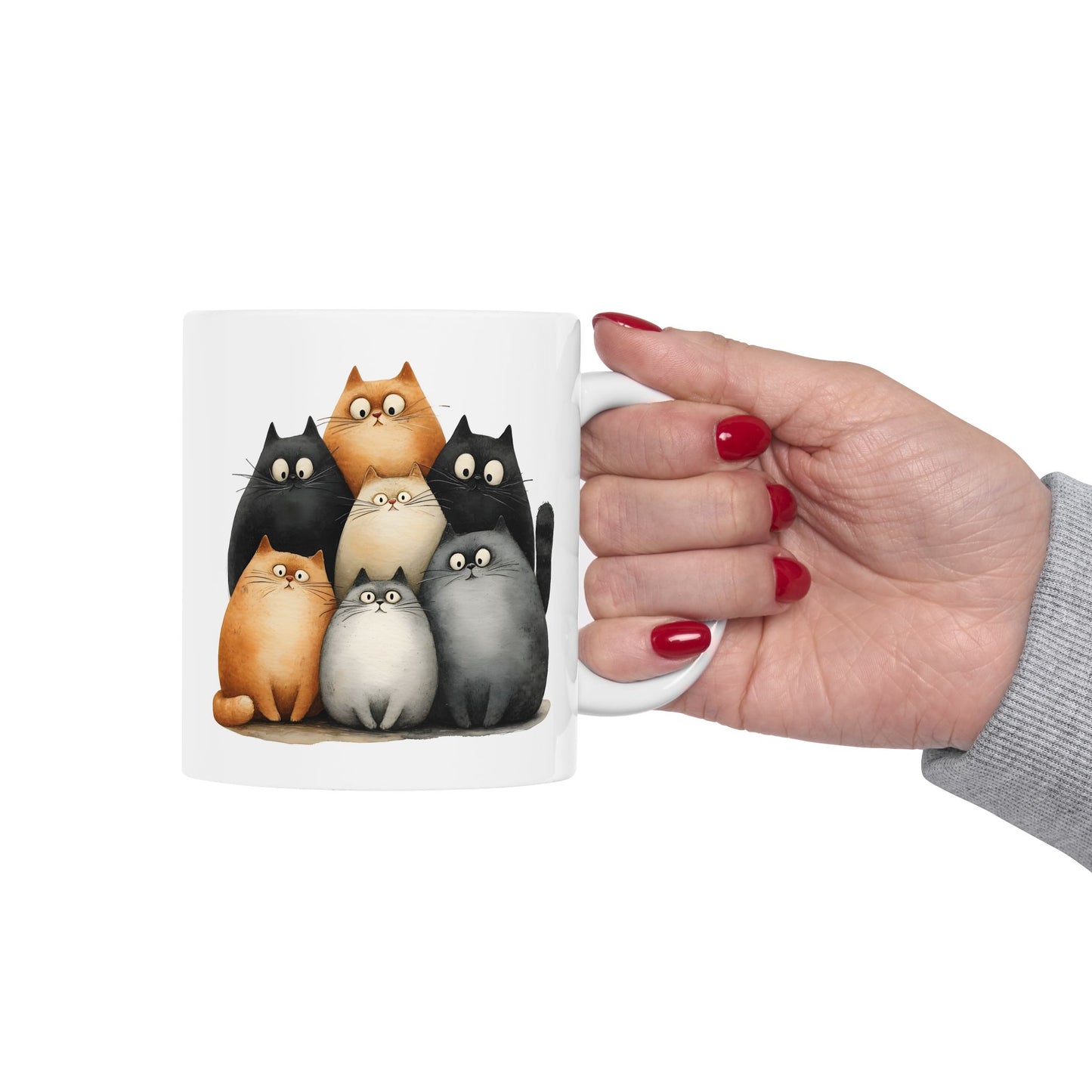 Animal Mug - Watercolor Cats