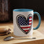 4th of July - Heart Flag