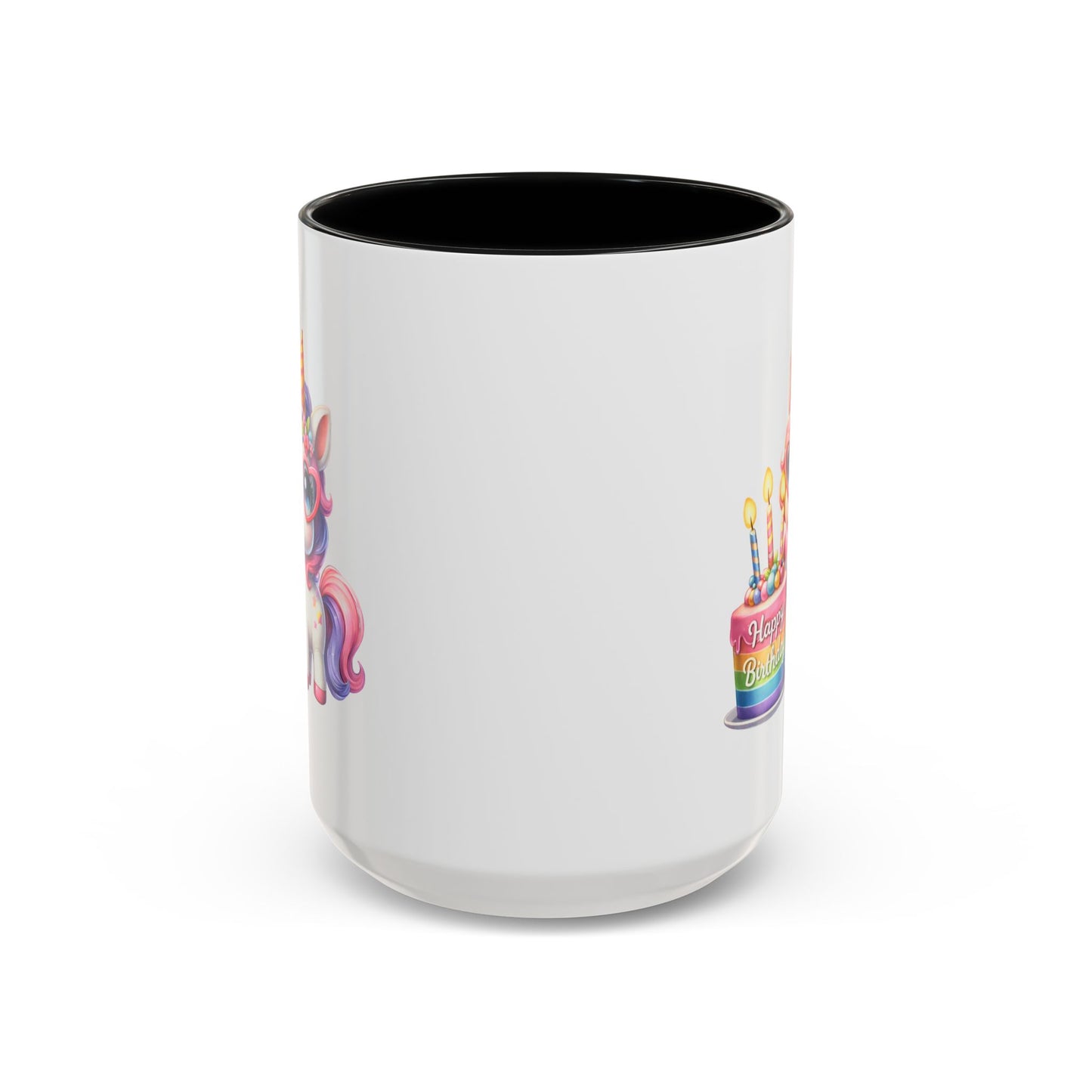 Birthday Mug - Unicorn Candles